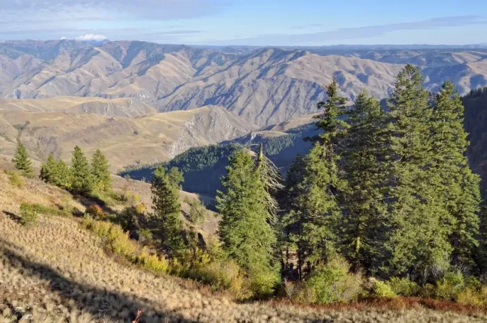 Framed Print : View from Hells Canyon Overlook, Oregon, USA Framed Print : View from Hells Canyon Overlook, Oregon, USA