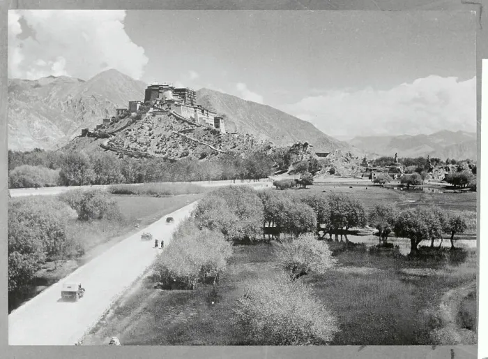 Framed Print : View of Highway Leading to Lhasa