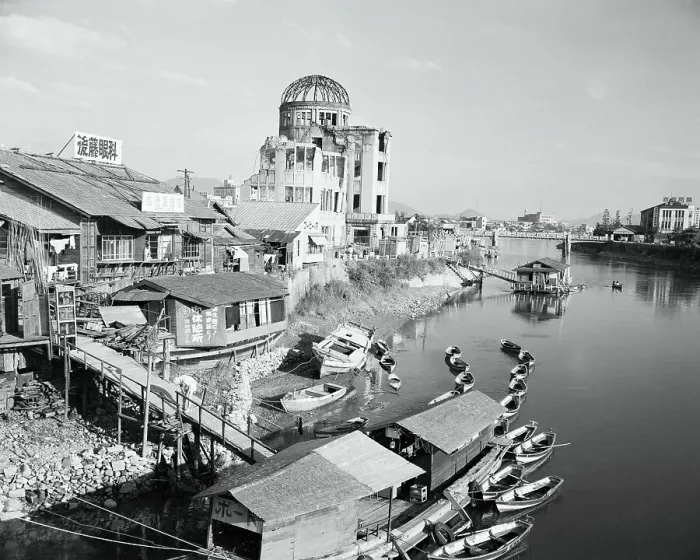 Framed Print : View of Hiroshima Reconstructed Framed Print : View of Hiroshima Reconstructed