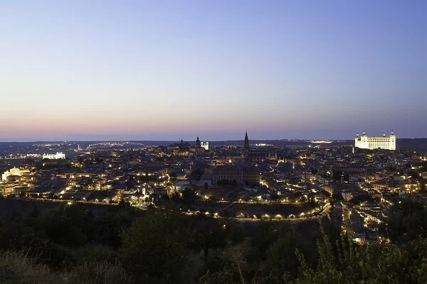 View of the historic center of Toledo