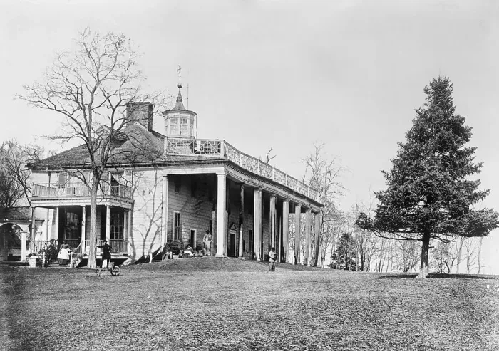 Framed Print : View of Home of George Washington Framed Print : View of Home of George Washington