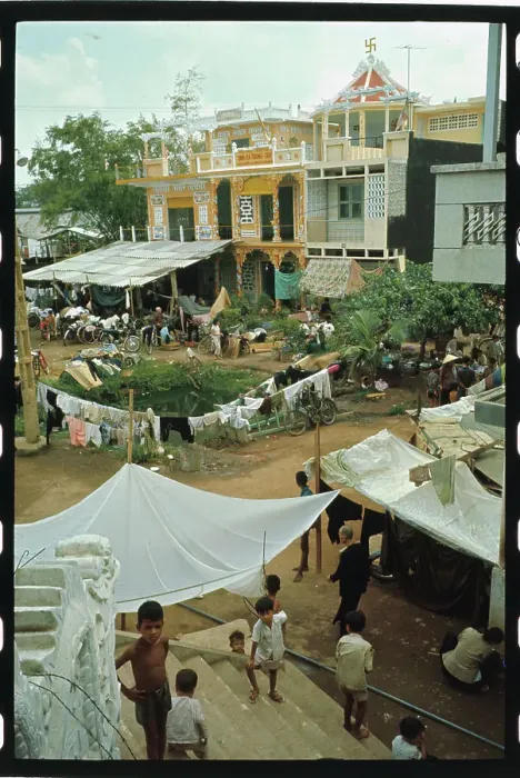 Framed Print : View of Homeless Vietnamese Refugees Framed Print : View of Homeless Vietnamese Refugees