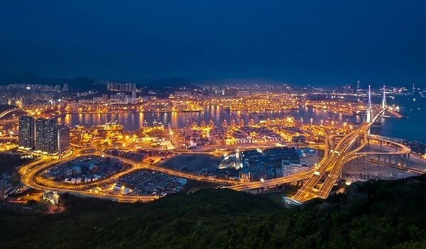 View towards hongkong industrial area
