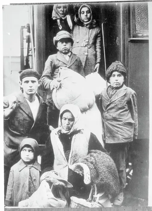 Framed Print : View of Hungarian Refugees Framed Print : View of Hungarian Refugees