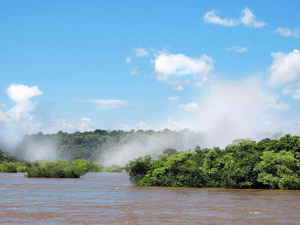 View of Iguazu river, Argentina