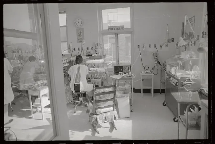 Framed Print : View of Intensive Care Room for Babies Framed Print : View of Intensive Care Room for Babies