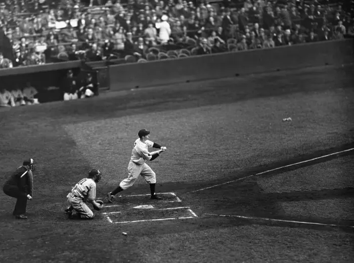 Framed Print : View of Joe DiMaggio Batting