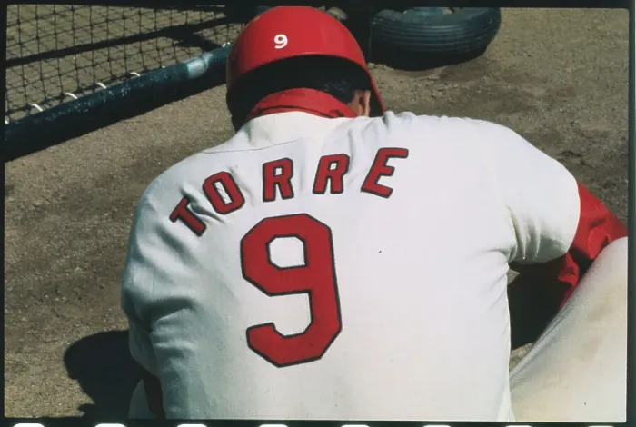 Framed Print : Back View of Joe Torre Framed Print : Back View of Joe Torre