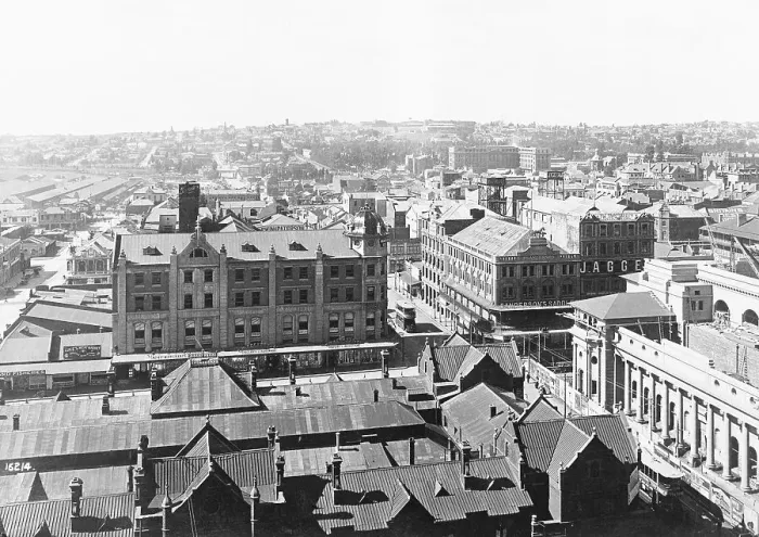 Framed Print : View of Johannesburg, South Africa from Above Framed Print : View of Johannesburg, South Africa from Above