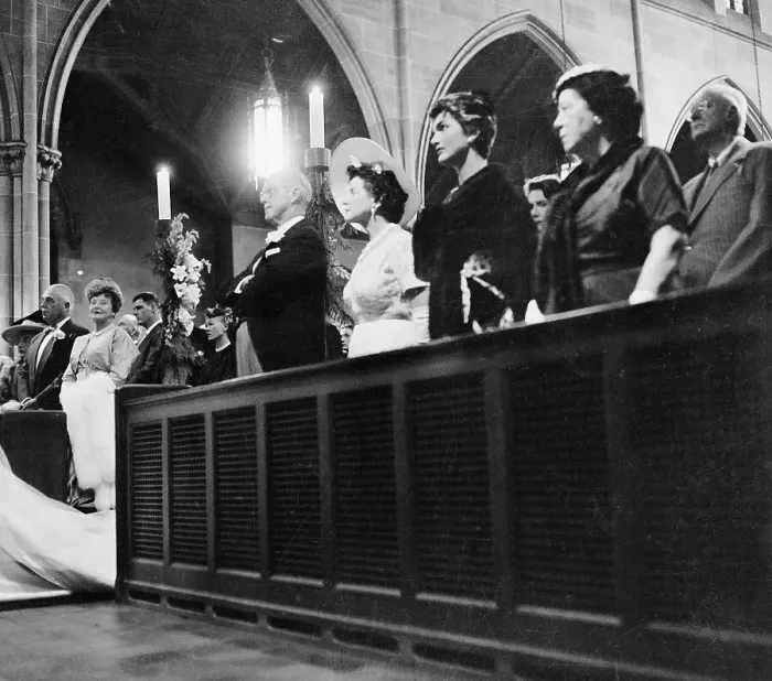 Framed Print : View of Joseph and Rose Kennedy with Jacqueline Kennedy Framed Print : View of Joseph and Rose Kennedy with Jacqueline Kennedy