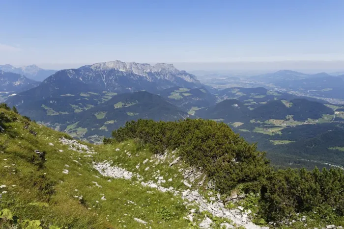 Framed Print : View from Kehlstein Mountain, left Untersberg, right Salzachtal, Berchtesgaden, Berchtesgaden Alps, Upper Bavaria, Bavaria, Germany, Europe Framed Print : View from Kehlstein Mountain, left Untersberg, right Salzachtal, Berchtesgaden, Berchtesgaden Alps, Upper Bavaria, Bavaria, Germany, Europe