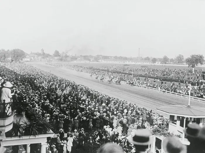 Framed Print : View of Kentucky Derby Framed Print : View of Kentucky Derby