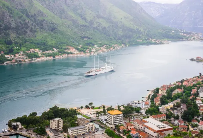 Framed Print : View of the Kotor bay and the Old Town from Lovcen Mountain Framed Print : View of the Kotor bay and the Old Town from Lovcen Mountain