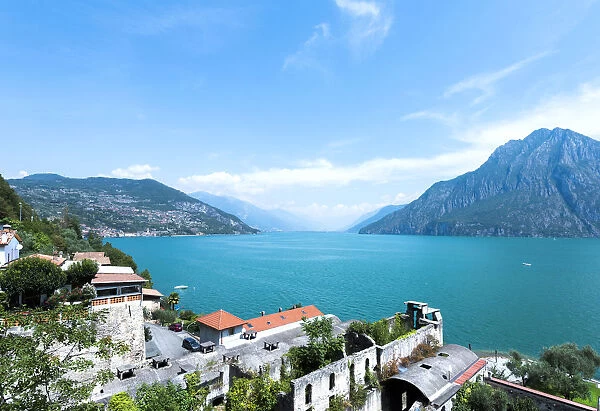 View of Lake Iseo from Castro, Lombardy