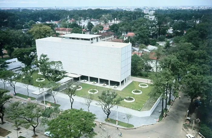 Framed Print : View of Landscape Surrounding Saigon Embassy Framed Print : View of Landscape Surrounding Saigon Embassy