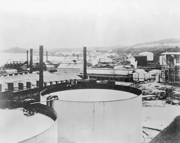 Framed Print : View of Large Refinery Framed Print : View of Large Refinery