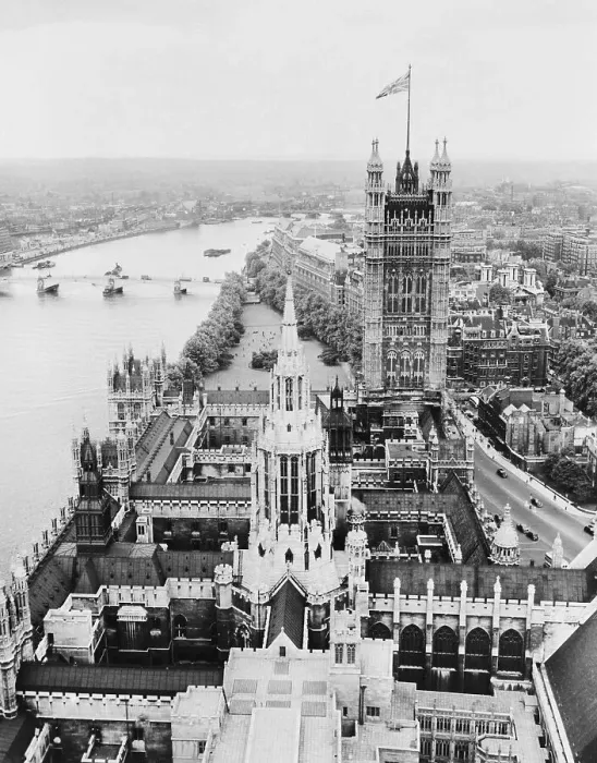 Framed Print : View of London Taken from Big Ben Framed Print : View of London Taken from Big Ben
