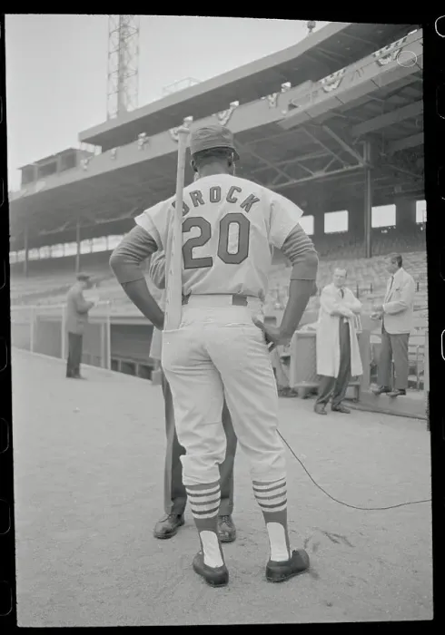 Framed Print : Back View of Lou Brock Framed Print : Back View of Lou Brock