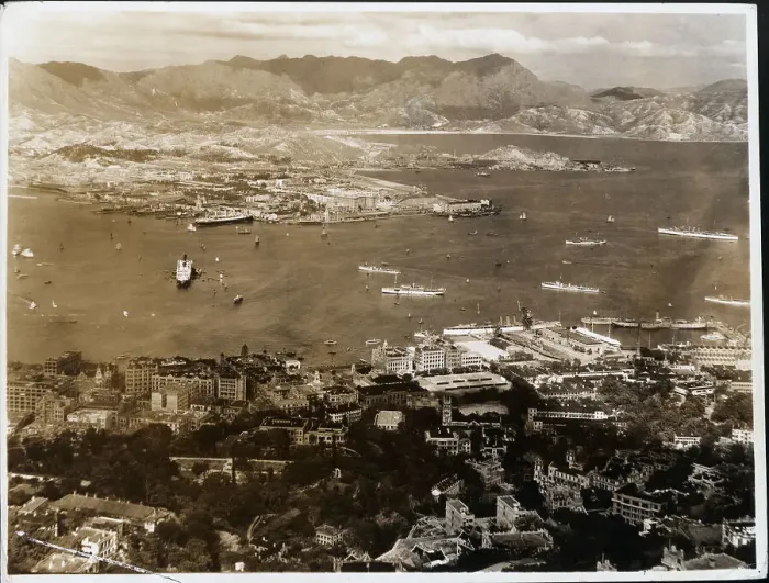 Framed Print : View Of Lower Terraces Of Hong Kong