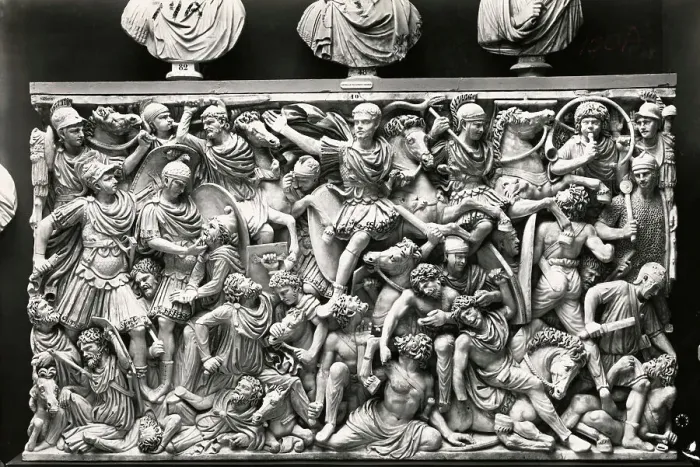Framed Print : View of the Ludovisi Sarcophagus Framed Print : View of the Ludovisi Sarcophagus