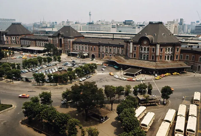 Framed Print : View of Main Gate at Tokyo Station