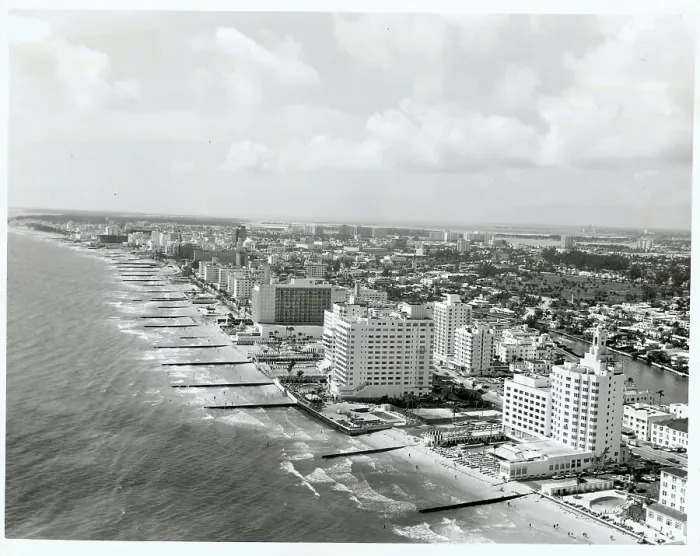 Framed Print : View of Miami Beach Skyline Framed Print : View of Miami Beach Skyline