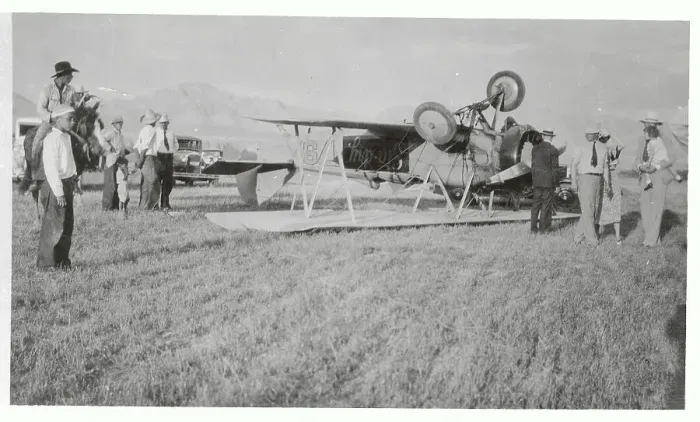 Framed Print : View of Mildred Morgans Plane