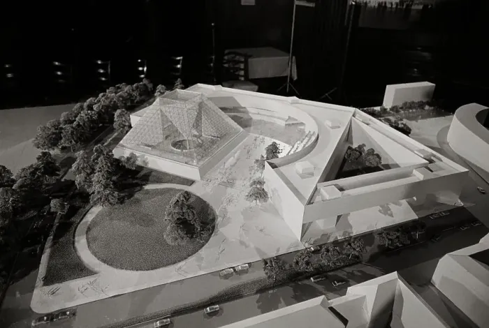 Framed Print : View of a Model for John Fitzgerald Kennedy Library Framed Print : View of a Model for John Fitzgerald Kennedy Library