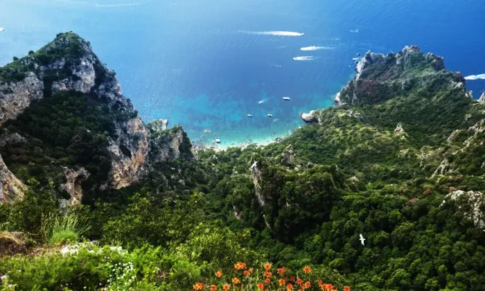 Framed Print : View from Monte Solara, Anacapri Framed Print : View from Monte Solara, Anacapri