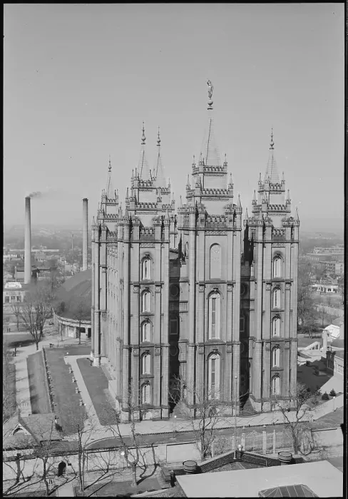 Framed Print : View of Mormon Temple and Tabernacle Framed Print : View of Mormon Temple and Tabernacle