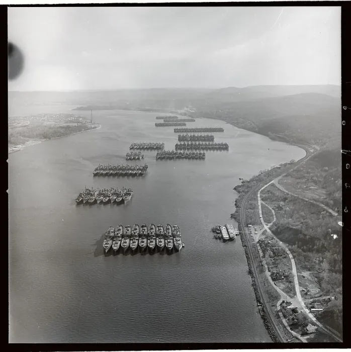 Framed Print : View of Mothball Fleet Framed Print : View of Mothball Fleet