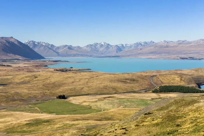 Framed Print : View from Mount John, 1031m, on Lake Tekapo, the Hall Range and Sibbald Range, Lake Tekapo, Canterbury Region, New Zealand Framed Print : View from Mount John, 1031m, on Lake Tekapo, the Hall Range and Sibbald Range, Lake Tekapo, Canterbury Region, New Zealand