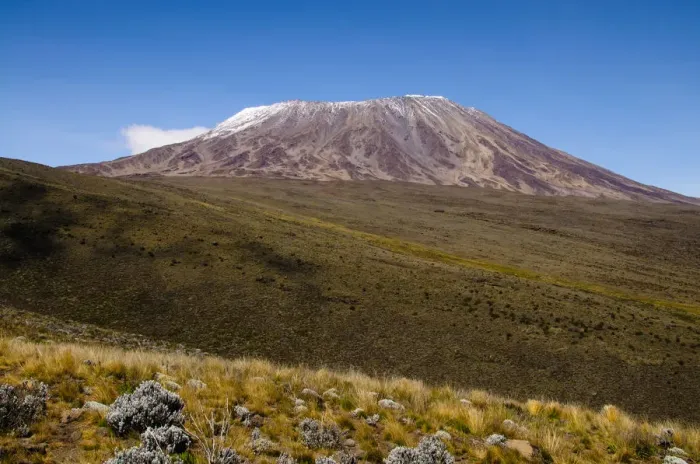 Framed Print : View of Mt. Kilimanjaro Across The Saddle Framed Print : View of Mt. Kilimanjaro Across The Saddle
