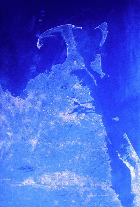 Framed Print : View of New England from Space Framed Print : View of New England from Space