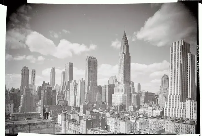 Framed Print : View of New York City Architecture Framed Print : View of New York City Architecture