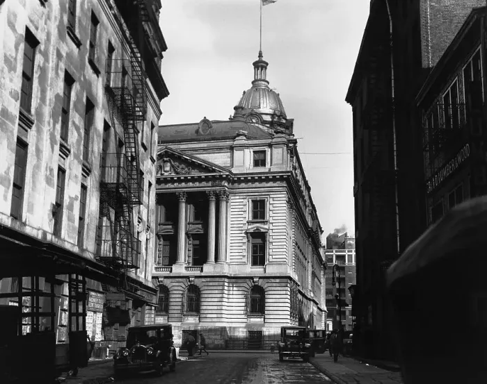 Framed Print : View of New York City Police Headquarters in 1926 Framed Print : View of New York City Police Headquarters in 1926