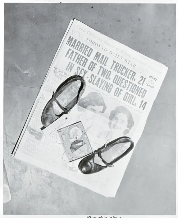 Framed Print : Top View of a Newspaper and Shoes Framed Print : Top View of a Newspaper and Shoes