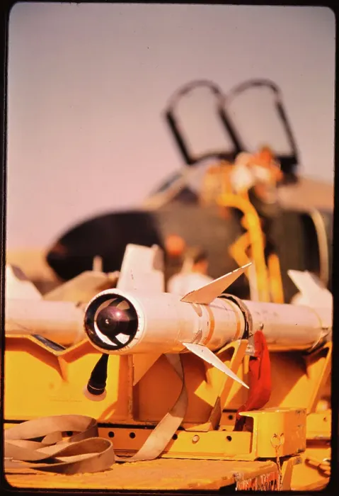 Framed Print : View of Nose of Sidewinder Missile Framed Print : View of Nose of Sidewinder Missile