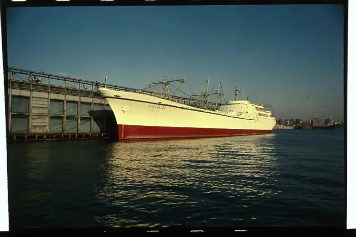 Framed Print : View of Nuclear Powered Merchant Ship Savannah Framed Print : View of Nuclear Powered Merchant Ship Savannah