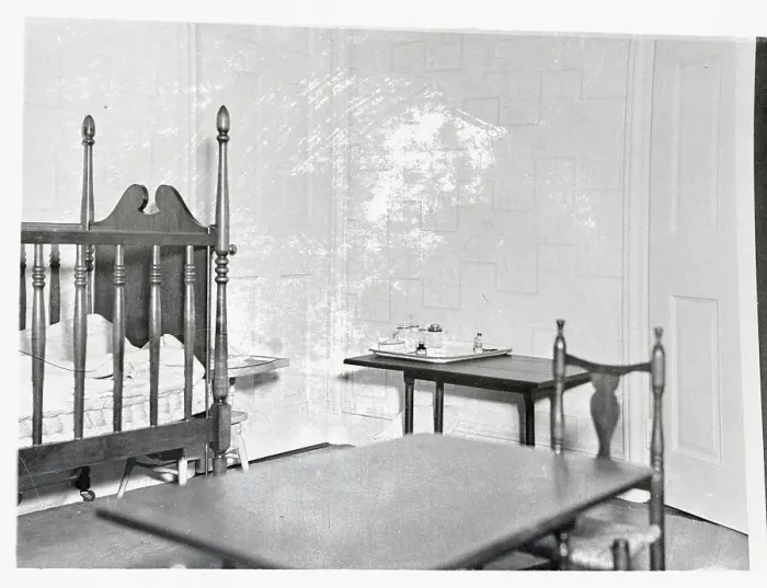 Framed Print : View of Nursery in Charles Lindbergh Home