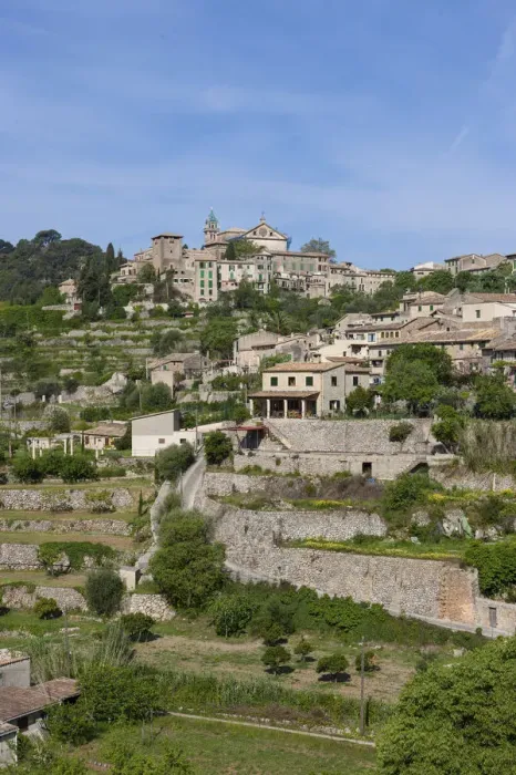 Framed Print : View the old town of Valldemossa, Serra de Tramuntana, Northwestern Coast, Mallorca, Majorca, Balearic Islands, Spain, Europe Framed Print : View the old town of Valldemossa, Serra de Tramuntana, Northwestern Coast, Mallorca, Majorca, Balearic Islands, Spain, Europe