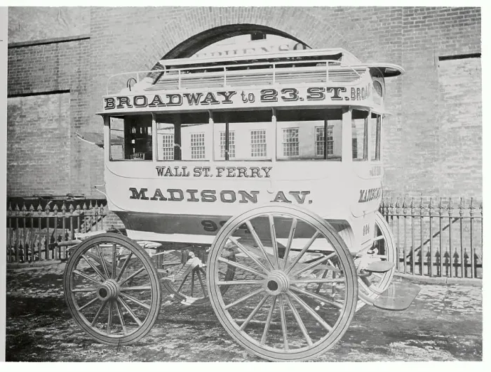Framed Print : View of Old Trolley Omnibus Framed Print : View of Old Trolley Omnibus