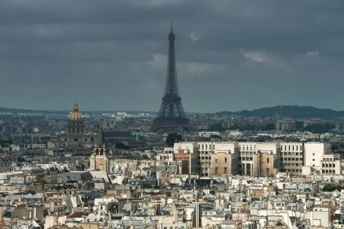 Framed Print : View of Paris from Nortre dame cathedral roof top Framed Print : View of Paris from Nortre dame cathedral roof top