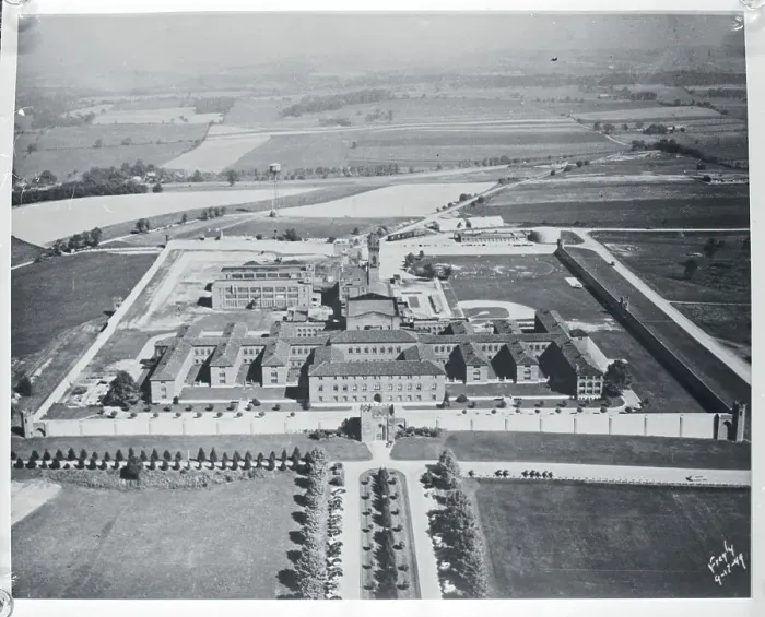 Framed Print : View of Pennsylvania United States Penitentiary From Afar Framed Print : View of Pennsylvania United States Penitentiary From Afar