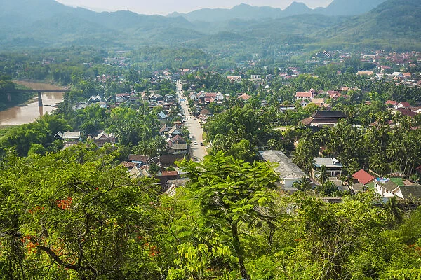 View from Phu Si hill in Luang Prabang