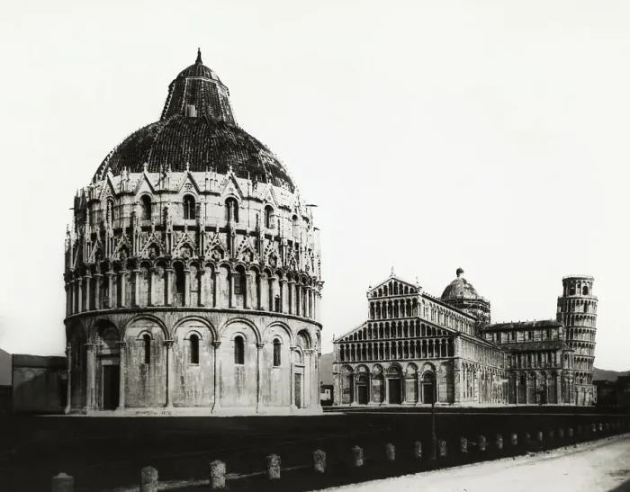Framed Print : View of Pisa Monuments Framed Print : View of Pisa Monuments
