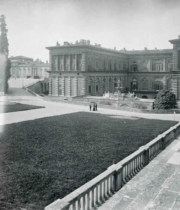 Framed Print : View of The Pitti Palace Framed Print : View of The Pitti Palace