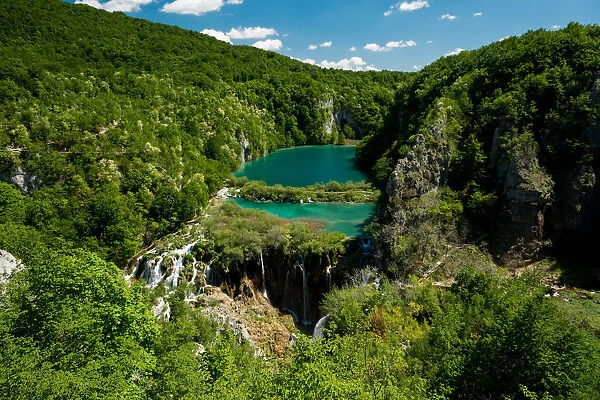 View of Plitvice Lakes National Park