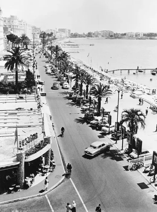 Framed Print : View Of Pominade In Cannes Framed Print : View Of Pominade In Cannes