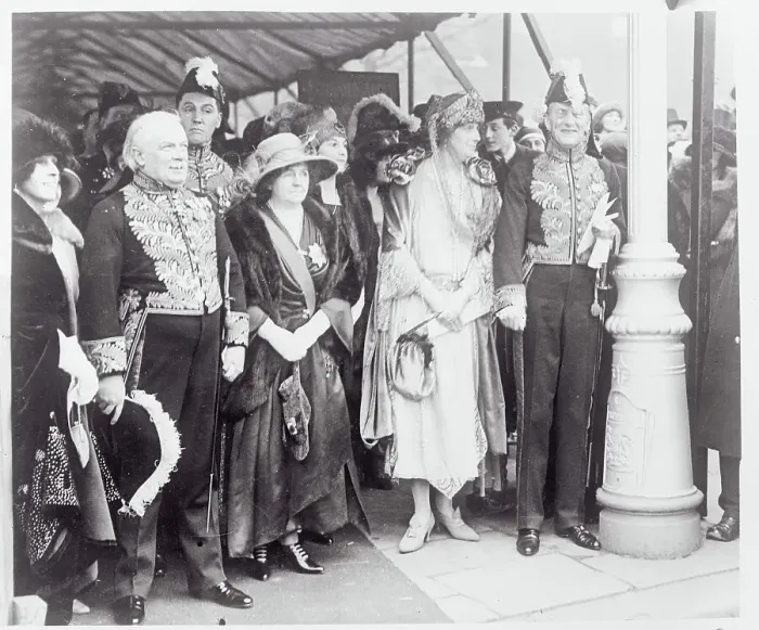 Framed Print : View of Princess Mary's Wedding Guests Framed Print : View of Princess Mary's Wedding Guests